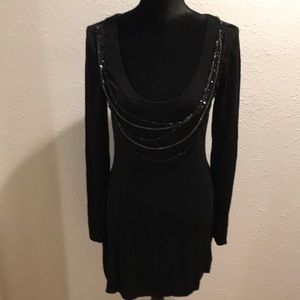 Express black sweater dress